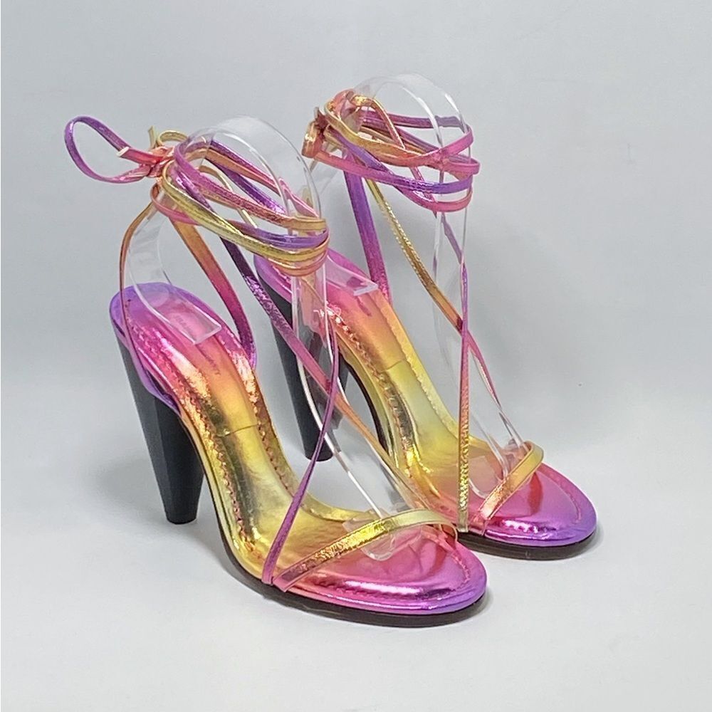 Isabel Marant Aliza Ombré Leather Sandals size 38 - Picture 3 of 13